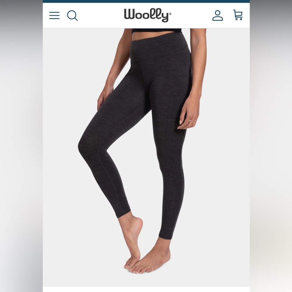 Woolly Women's Charcoal Pocket Legging